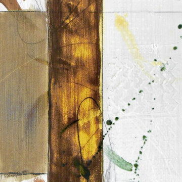 Structured Toffee Abstract Tile