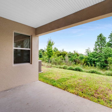 Back Porch with view of conservation area