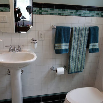Small bathroom renovation in San Diego using Catalina tle