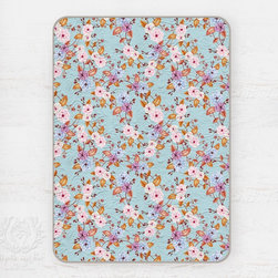 Cot Quilt in Briar Rose, Pink, Copper Gold, Purple and Blue - Products