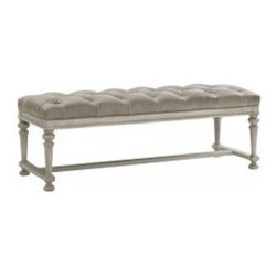 Bellport Leather Bed Bench - Upholstered Benches