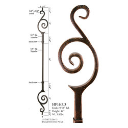 Mediterranean Wrought Iron Balusters - Products