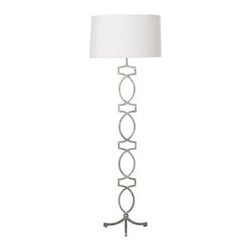Cooper Silver Leaf Floor Lamp | Pulp Home - Floor Lamps
