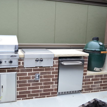 Rooftop Outdoor Kitchen in Downtown Dallas