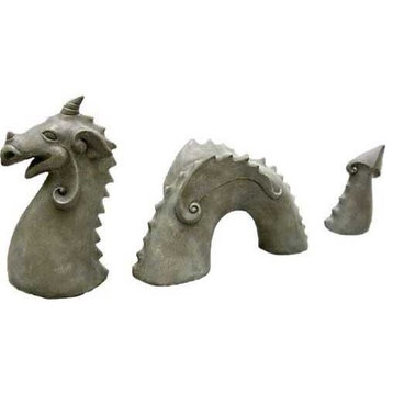 Nessie/3 Parts Gargoyle Sculpture