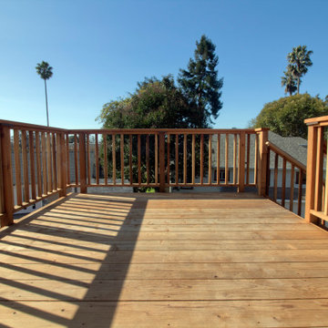 New Backyard Deck & Staircase