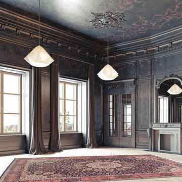 Persian Rug in Victorian Style Room