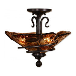 www.essentialsinside.com: vitalia, 3 light semi flush mount - Flush-mount Ceiling Lighting