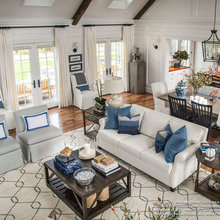 color scheme and beadboard walls