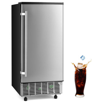 Costway Built-in Ice Maker Free-Standing/Under Counter 80lbs/Day w/ Light
