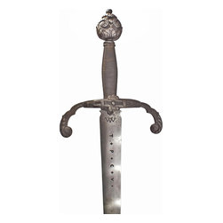 AN ITALIAN HAND AND A HALF SWORD C.1600 - Home Decor