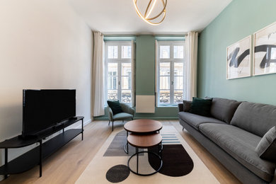 Idée de décoration pour un salon design.