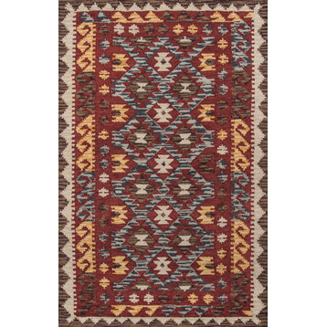 Tangier Hand-Hooked Rug, Red, 9'6"x13'6"