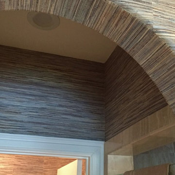 Challenge! Phillip Jeffries Grasscloth on Bullnose Corners