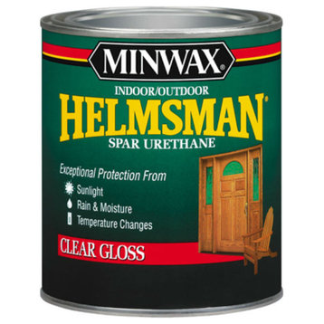 Minwax 63200 Helmsman Indoor/Outdoor Spar Urethane, Clear Gloss, 1 Qt