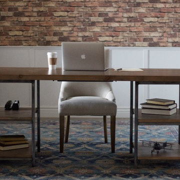 Solid Hardwood Desk Collection