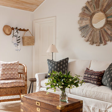 Beach Style Family Room