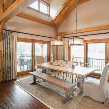 Beautiful lakefront Timber Frame