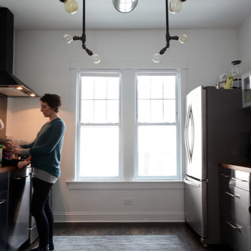 My Houzz: Eclectic Industrial Style in a Charming Chicago Home