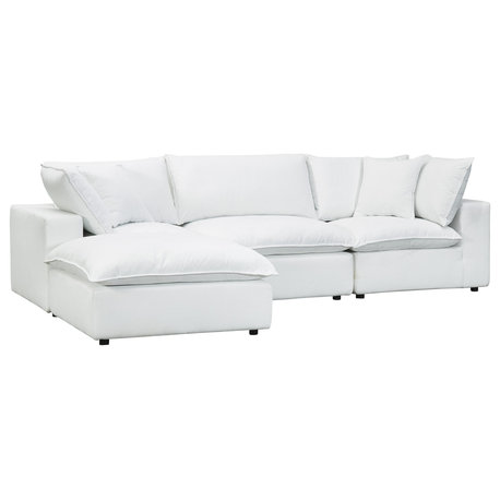Cali Modular 4 Piece Sectional, Pearl