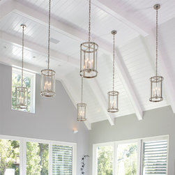 North Shore Chicago Shingle Style Home - Pendant Lighting