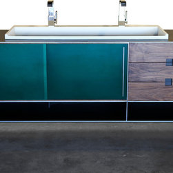 Modular steel vanity II - Bathroom Vanities And Sink Consoles