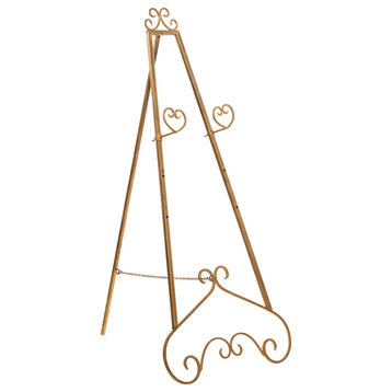 Traditional Gold Metal Easel 27391