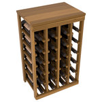 Wine Racks America - 24-Bottle Kitchen Wine Rack, Redwood, Oak+ Satin - *Please Note*