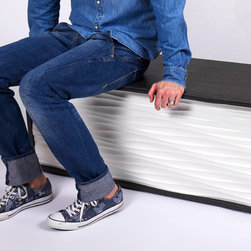 Textured Benches - For Seating and Storage - Accent And Storage Benches