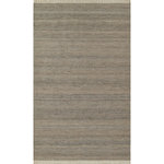 Momeni - Momeni Cove CV-01 Rug, Gray, 8'x10' - Momeni Cove CV-01/Grey -8' X 10'If you re looking for a combination between organic and innovation, meet the Cove Collection. Hand woven with 100% PET fibers, each rug in this collection serves you some major West Coast modern-minimal vibes and these refined basics work for both indoor and outdoor use. With fringe detailing and special knotting techniques used to create texture that mimics the organic nature of the outdoors, incorporating these pieces into your home as a way to ground your space is nothing short of satisfying.