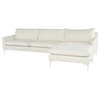 Anders Coconut Fabric Sectional Sofa, HGSC851