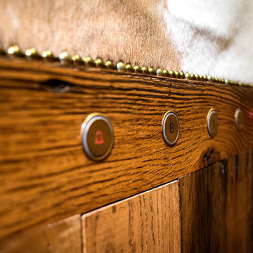 Rustic Log Cabin Elevator