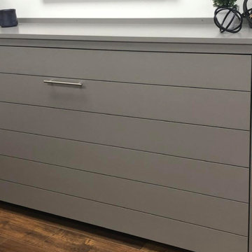 Custom Built Horizontal Twin Murphy Bed