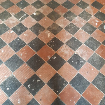 Renovation of a Victorian Tiled Hallway in Attleborough following Building Work