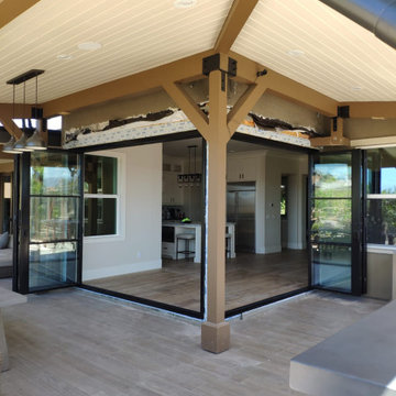 TWO BEAUTIFUL BI-FOLD DOORS FOR A HOME REMODELATION