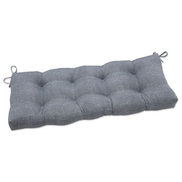 Tory Graphite Outdoor Tufted Bench/Swing Cushion