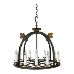 CH-172 Hand Forged Iron Chandelier Designs - Chandeliers