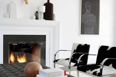 Example of a minimalist living room design in Orlando