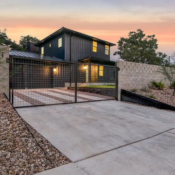 ATX Custom Contemporary-Wire Brushed Rome White Oak