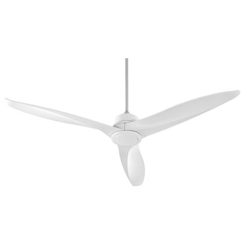 Quorum Kress 60" 3-Blade Ceiling Fan 74603-8 - Studio White