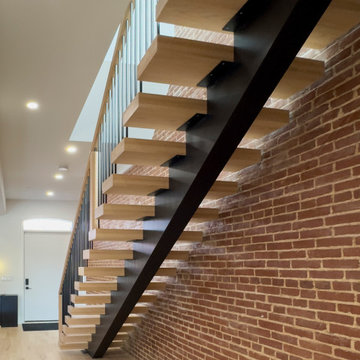 Project #145 | Modern Staircase Renovation in Victorian Townhouse