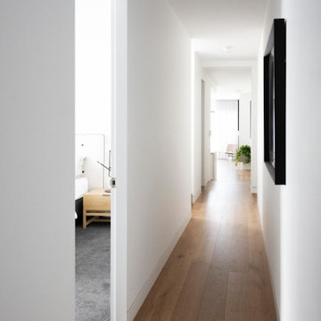 The seamless architectural flow of the house's design is perfectly expressed in