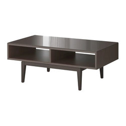 REGISS&Ouml;R  Table basse brun verre 118x60 cm - Coffee Tables