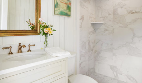 New This Week: 4 Fresh Midsize Bathrooms With a Low-Curb Shower