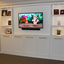 Basement tv area