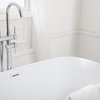 Charlie 59" Soaking Bathtub, Glossy White