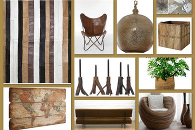 Inspiration for an eclectic home design remodel in Amsterdam