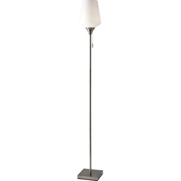 Roxy Floor Lamp - Brushed Steel