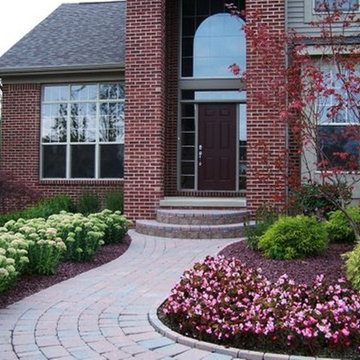 Custom Brick Paver Steps and Walk