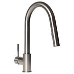 ZLINE Kitchen and Bath - ZLINE Gemini Kitchen Faucet in Brushed Nickel (GEM-KF-BN) - The ZLINE Gemini Kitchen Faucet GEM-KF-BN is manufactured with the highest quality materials on the market - making it long-lasting and durable. We have focused on designing each faucet to be functionally efficient while offering a sleek design, making it a beautiful addition to any kitchen. While aesthetically pleasing, this faucet offers a hassle-free washing experience, with 360 degree rotation and a spring loaded pressure adjusting spray wand. At 1.8 gal per minute ththis faucet provides the perfect amount of flexibility and water pressure to save you time. Our cutting edge lock in technology will keep your spray wand docked and in place when not in use. ZLINE delivers the most efficient, hassle free kitchen faucet with a lifetime warranty, giving you peace of mind. The Gemini Kitchen Faucet (GEM-KF-BN) ships next business day when in stock.